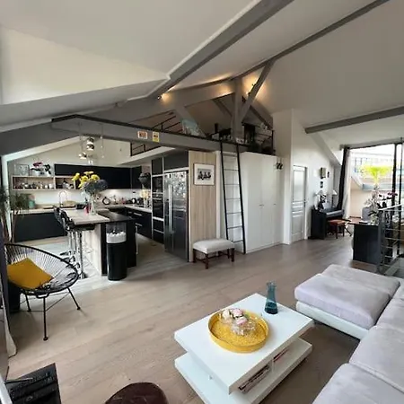 Apartment Superbe Loft Climatise A Avec Terrasse Suresnes